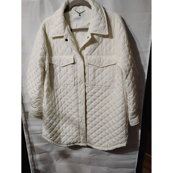 Lucky Brand Quilted coat no hood, light weight snap front school, office LB 192 - Picture 1 of 7